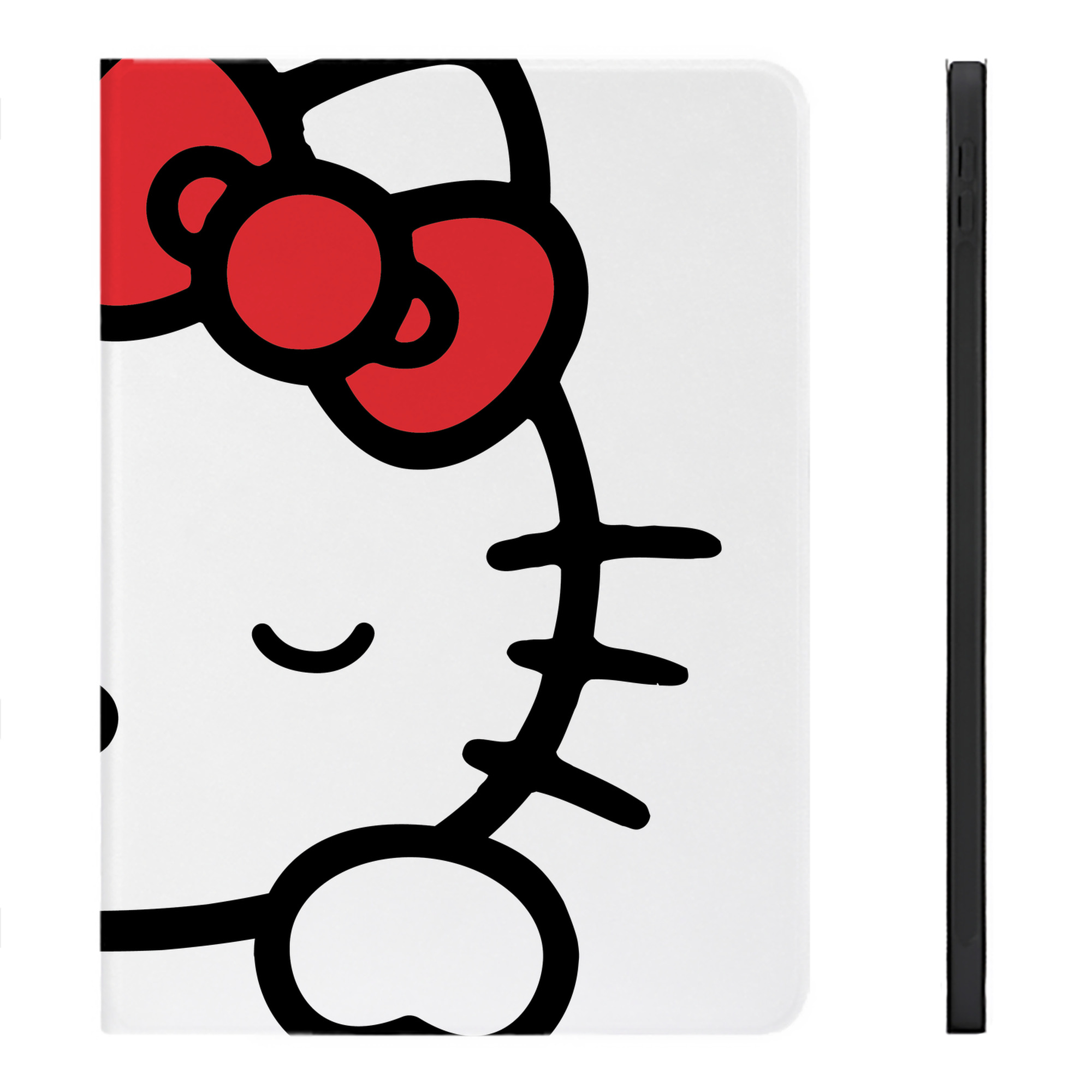 （画像用） Hello Kitty ハローキティ IPadケース ペンホルダー付き ブックスタイルデザイン